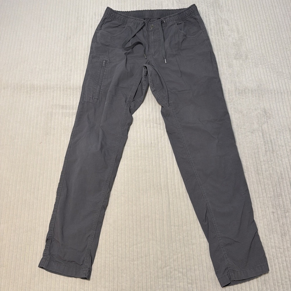 BYLT Pants Men's Large Gray Weekender Ripstop Tapered Cargo Outdoor Hiking